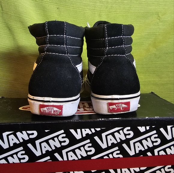 Vans ComfyCush SK8-Hi Black White Lace Up Lightweight Top Unisex Sneakers Shoes - Picture 6 of 12